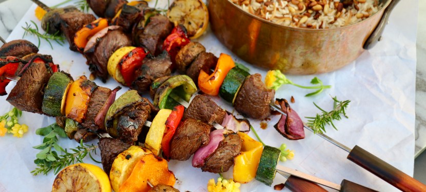 Brooke Appetit: Beef Shish Kabobs with Lebanese&nbsp;Rice